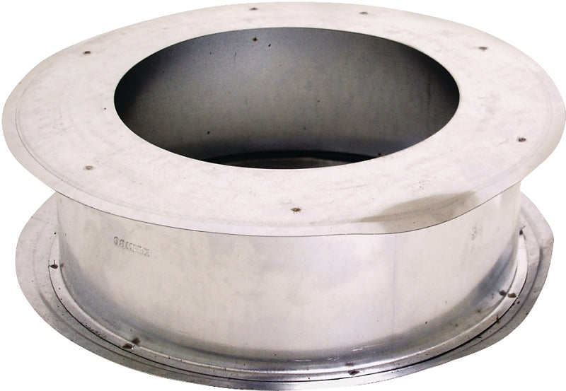 AmeriVent 5EWT Wall Thimble, 0.018 in Gauge, Steel, Galvanized, For: Type B Gas Vent