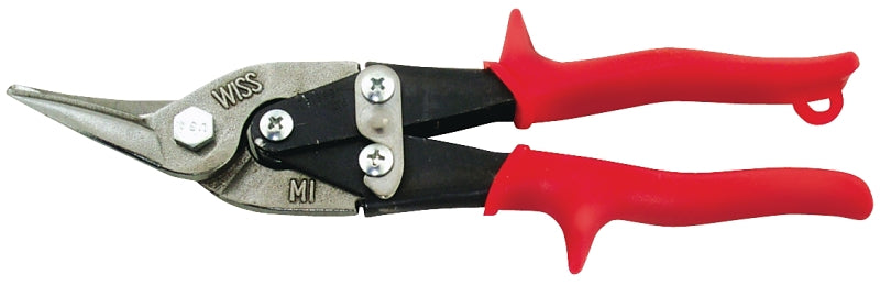Wiss M1R Aviation Snip, 9-3/4 in OAL, 1.38 in L Cut, Left Cut, Molybdenum Steel Blade, Contoured Handle