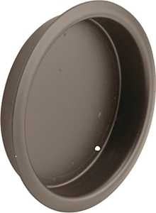 Prime-Line N 7208 Door Pull, 2 in Dia, 5/16 in D, Steel, Bronze, Pack of 6