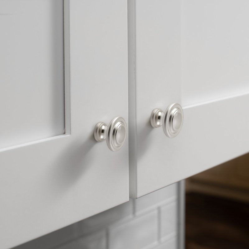 Prime-Line N 7372 Pull Knob, Zinc, Satin Nickel