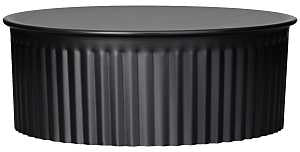 Imperial BM0153 Round End Cap, 8 in Connection, Black