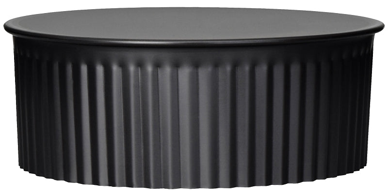 Imperial BM0153 Round End Cap, 8 in Connection, Black