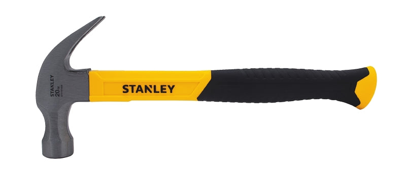 STANLEY STHT51539 Nail Hammer, 20 oz Head, Curved Claw Head, HCS Head, 13 in OAL
