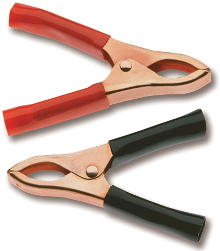 Gardner Bender 14-610 Battery Clamp, 5 in, 15/16 in Jaw Opening, Black/Red