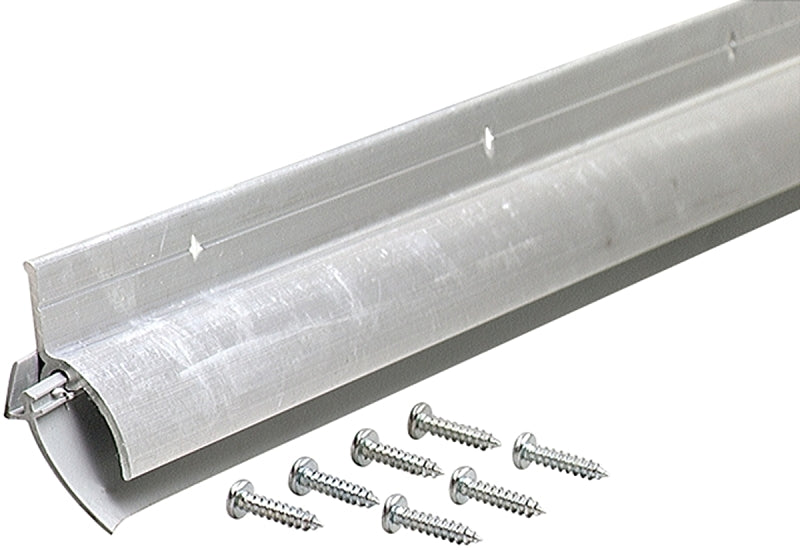M-D 68726 Door Sweep, 36 in L, 1-7/8 in W, Aluminum Flange, Vinyl Insert, ADA Compliant