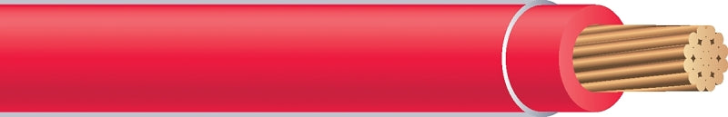 Southwire 22975736 Series Building Wire, Red Sheath, 10 AWG Wire, 50 ft L, Copper Conductor, PVC Insulation
