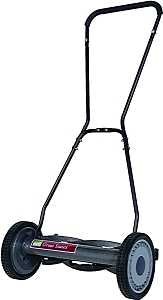 Great States 815-18 Reel Lawn Mower, 18 in W Cutting, 5 -Blade, Smooth Blade, Foam Grip Handle