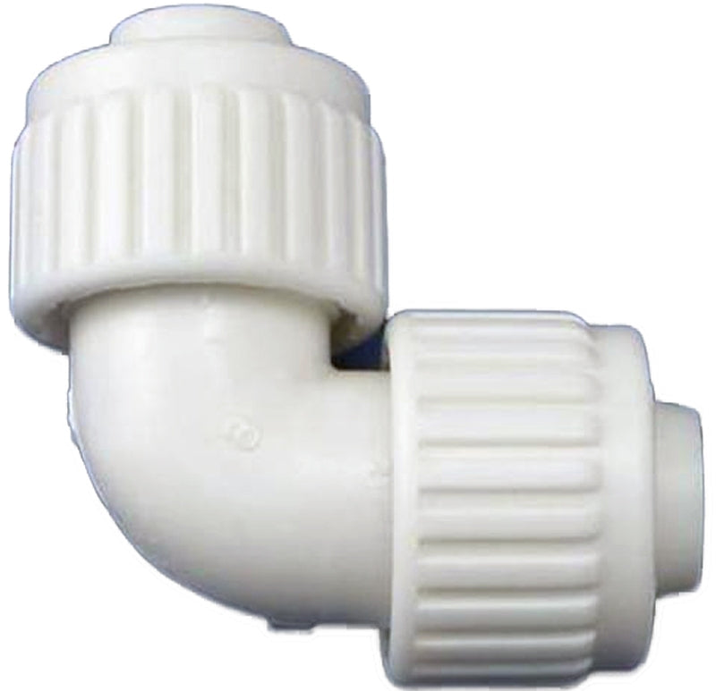Flair-It PEXLOCK 16806 Tube Elbow, 3/4 in, Compression, 90 deg Angle, PVC