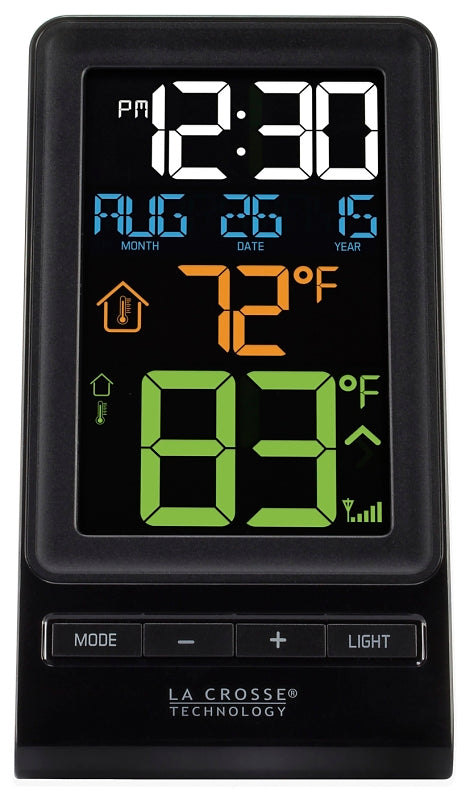 La Crosse S82967 Weather Station, Battery, 32 to 99 deg F Indoor, -40 to 140 deg F Outdoor, 10 to 99 % Humidity Range