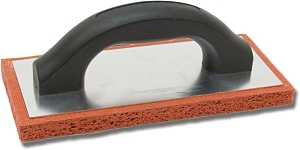 Marshalltown RRF94C Masonry Float, 9 in L Blade, 4 in W Blade, 1/2 in Thick Blade, Coarse Rubber Blade, Plastic Handle