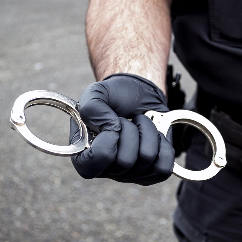 AMMEX Professional Nitrile Disposable Exam Gloves Medium Black Powder Free 100 pk