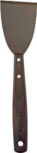 Hyde 12050 Paint Scraper, 3 in W Blade, Chisel, Stiff Blade, Carbon Steel Blade, Polypropylene Handle, Long Handle