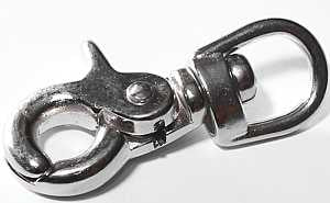 Baron 5013-1/2 Trigger Snap, 3/8 in Snap Opening, 2-1/2 in L Dimensions, 40 lb Working Load, Zinc