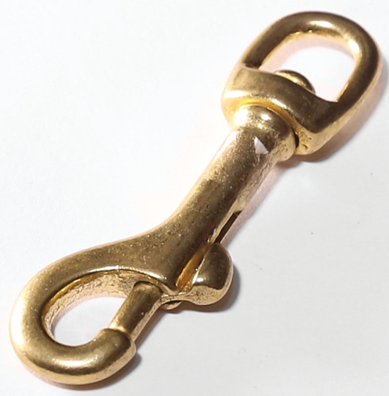 Baron 5025B-3/8 Bolt Snap, 1/4 in Snap Opening, 3 in L Dimensions, 80 lb Working Load, Bronze, Polished