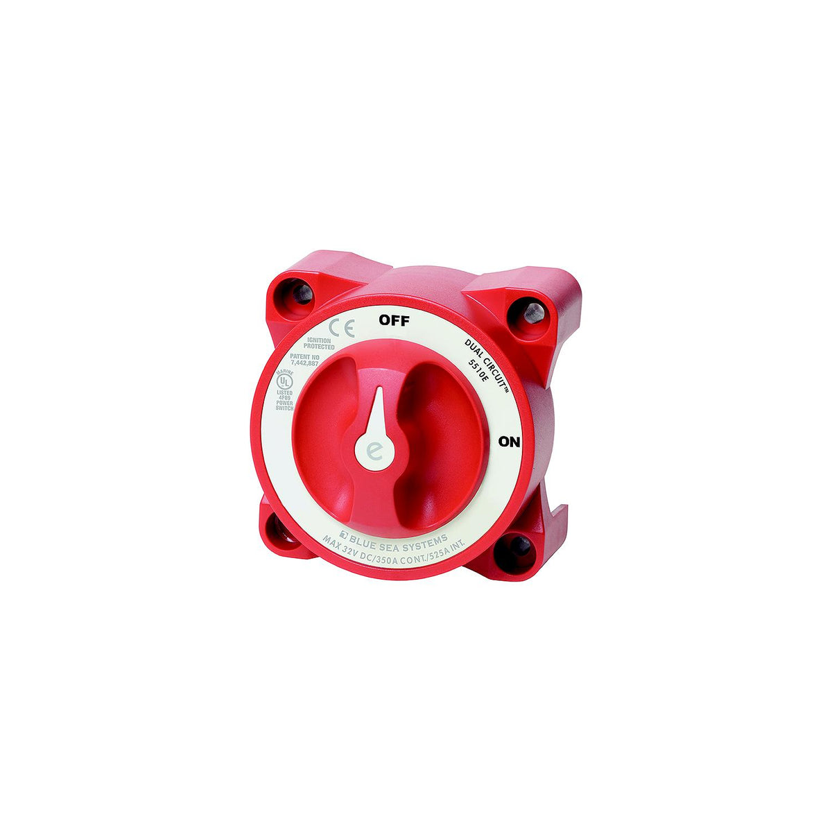 Blue Sea Systems 5510e e-Series Dual Circuit Battery Switch