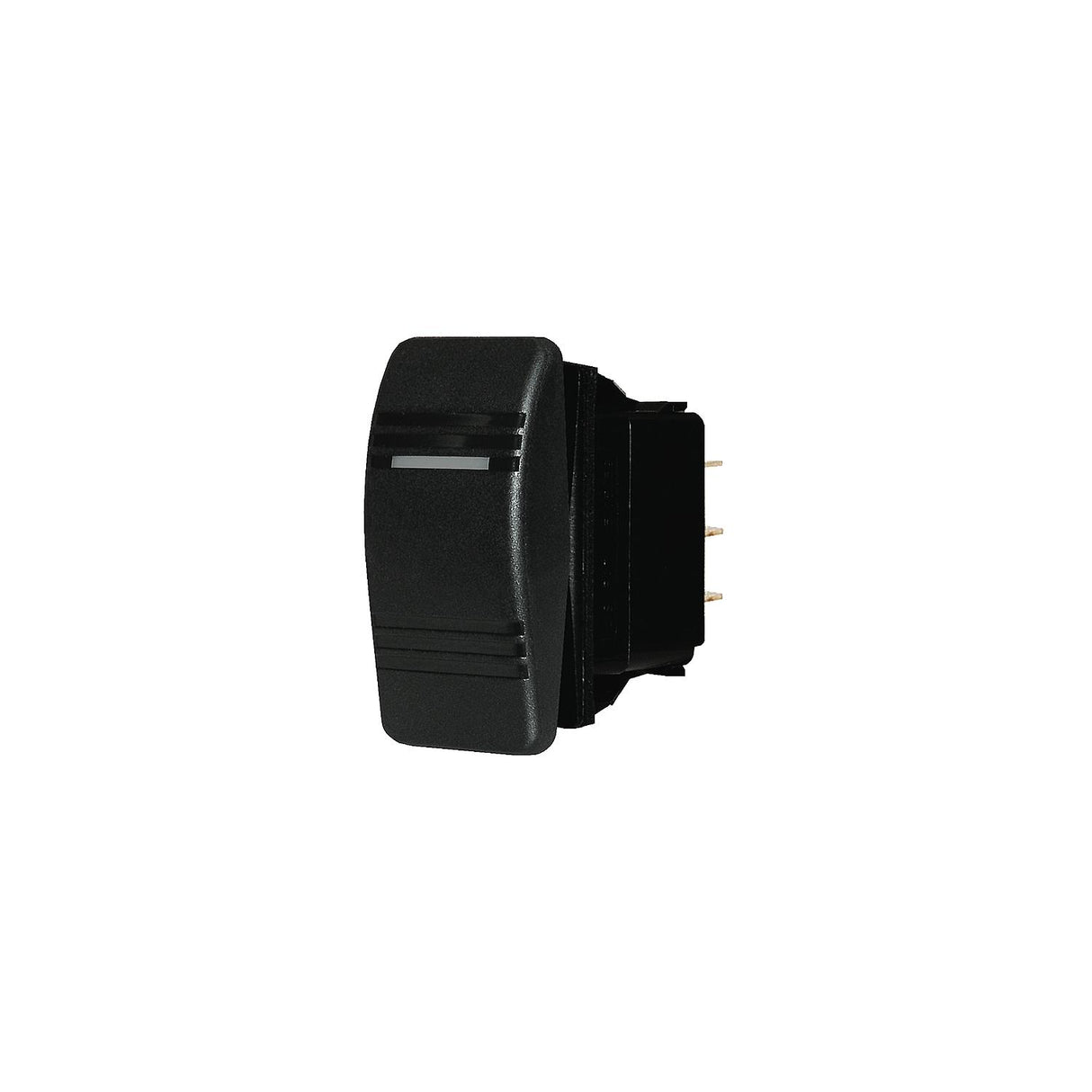 Blue Sea 8282 Water Resistant Contura III Switch, Black, Off-On