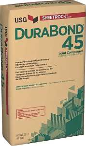 USG Durabond 45 381110120 Joint Compound, Powder, White, 25 lb