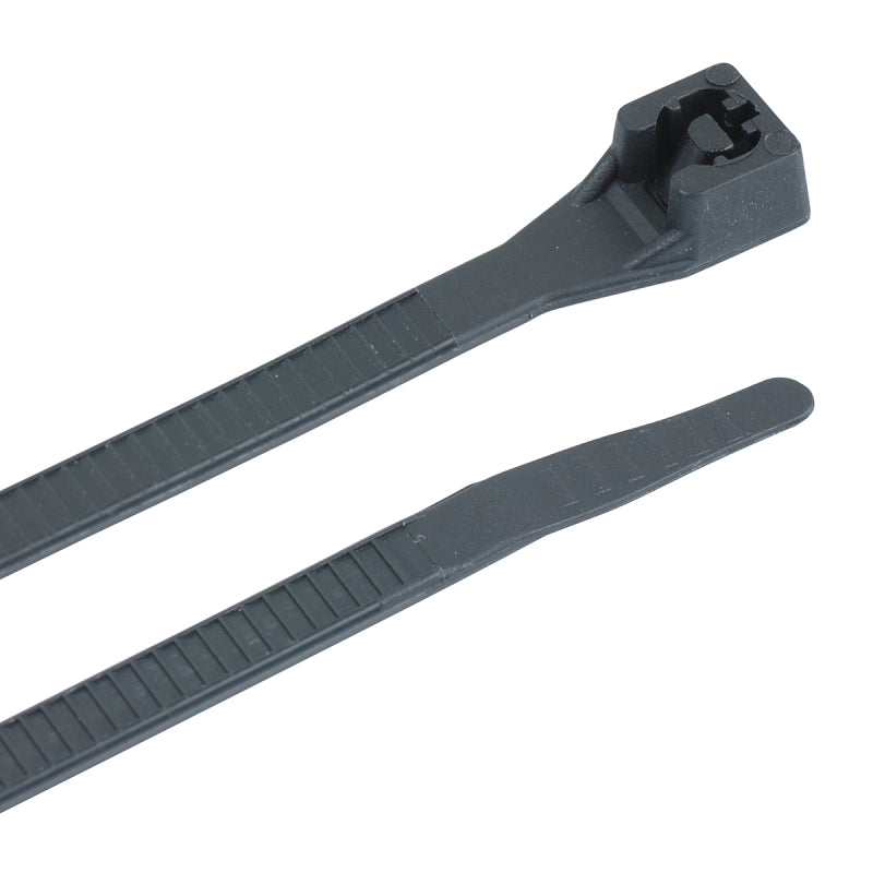 Gardner Bender 45-315UVB Cable Tie, Double-Lock Locking, 6/6 Nylon, Black, 14 in L, 8/PK