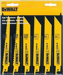 DEWALT DW4856 Reciprocating Saw Blade, Bi-Metal, Applicable Materials: Metal