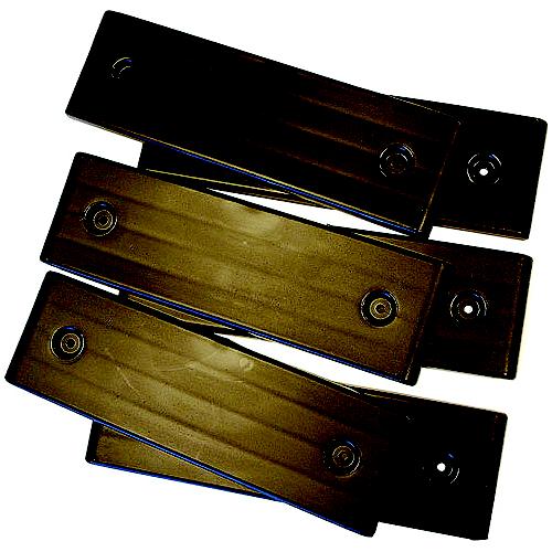Ironwood Pacific 0132 E-Z Slide Trailer Bunk Pads, Kit 3, Black