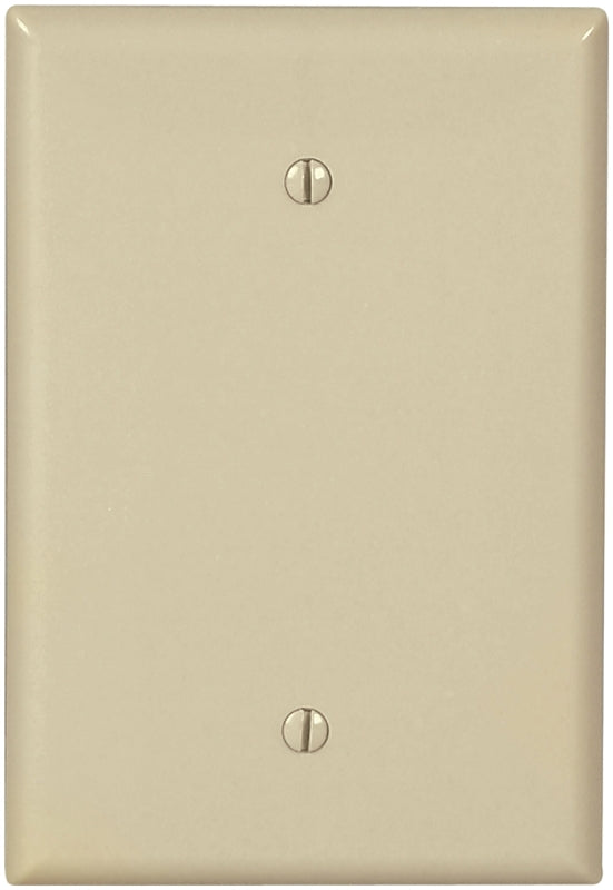 Eaton Wiring Devices 2729V-BOX Blank Wallplate, 5-1/4 in L, 3-1/2 in W, 0.08 in Thick, 1-Gang, Thermoset, Ivory, Pack of 10