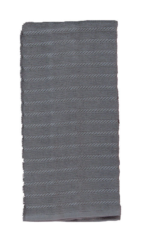 Kay Dee Cooks Kitchen Graphite Cotton Kitchen Towel 1 pk, Pack of 6