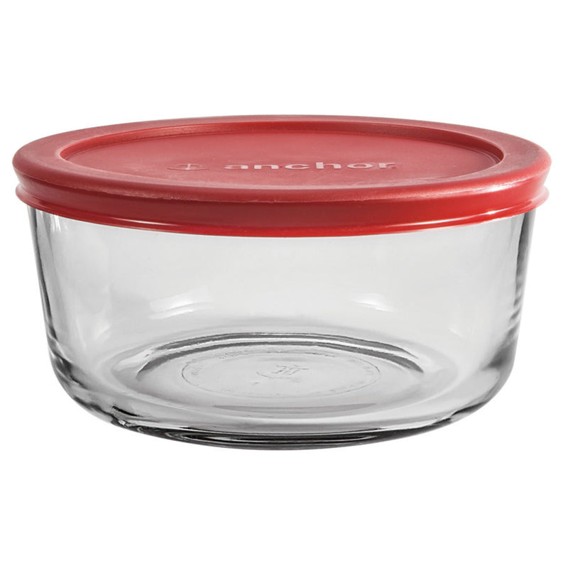 Anchor Hocking 4 cups Clear Food Storage Container 1 pk, Pack of 4