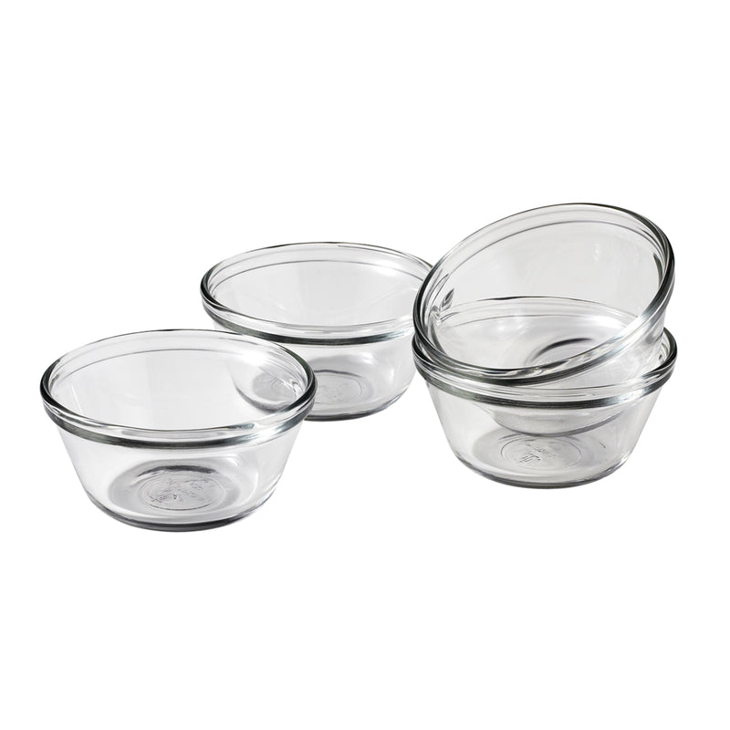 Anchor Hocking 4.00 in. W X 4.00 in. L Custard Cups Clear, Pack of 4