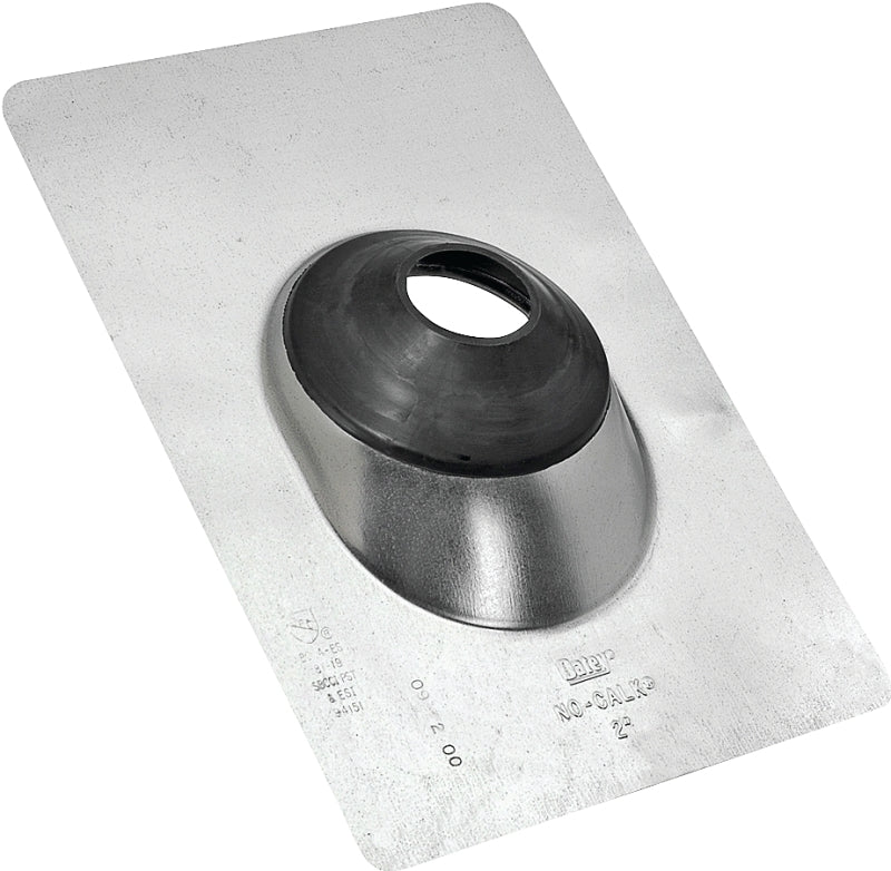 Hercules No-Calk Series 11867 Roof Flashing, 14-1/2 in OAL, 11 in OAW, 3 in Pipe, Steel, Pack of 6