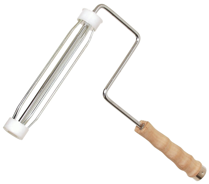 ProSource CFJ9851-13 Roller Frame, 9 in L Roller, Metal Wood Handle, Threaded Handle, Wood Handle