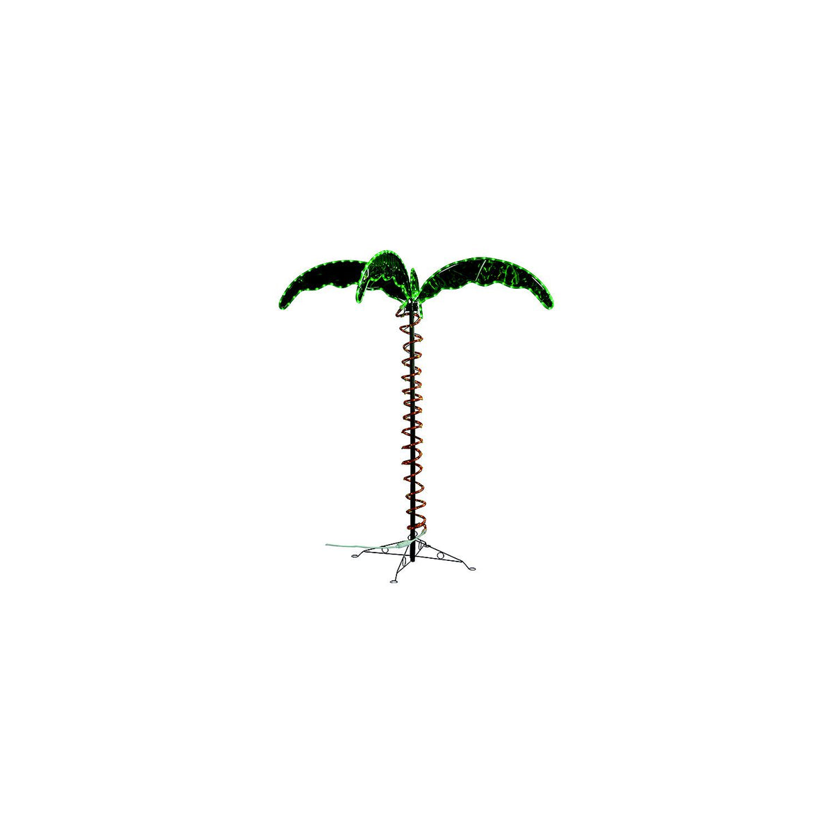 Green Longlife LED Palm Tree, 4-1/2'