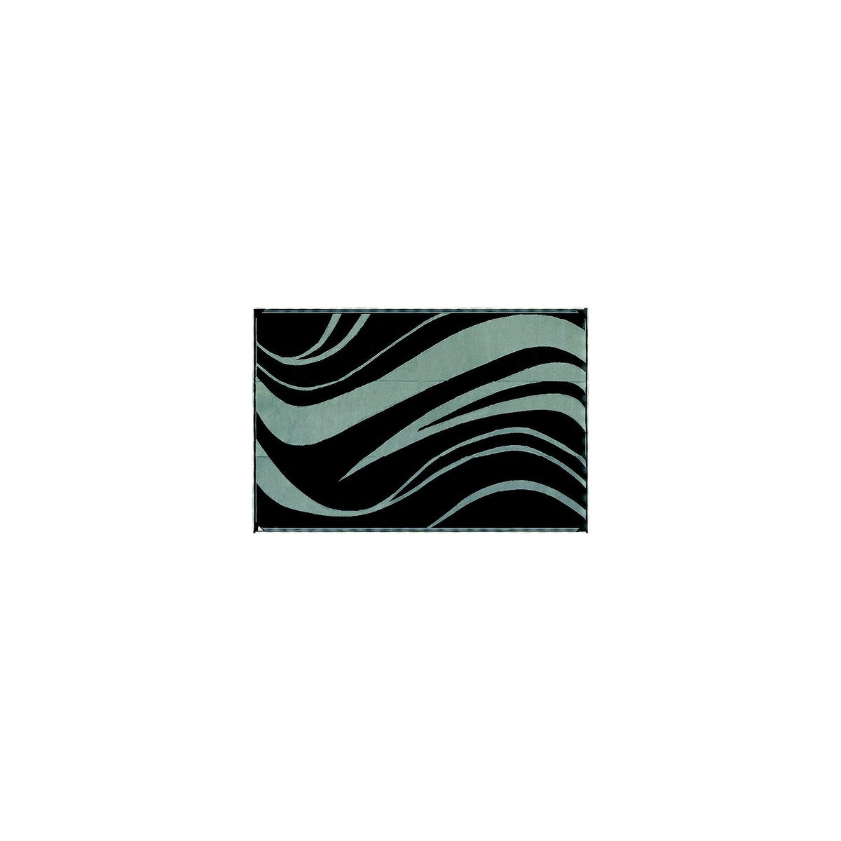 Mings Mark GA8111WL Reversible Mat w/110V LED Lights, 8' x 11', Black/Silver