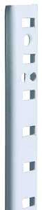 Knape & Vogt 255 Series PK255 WH 36 Shelf Standard, 500 lb, 23 ga Thick Material, 5/8 in W, 36 in H, Steel