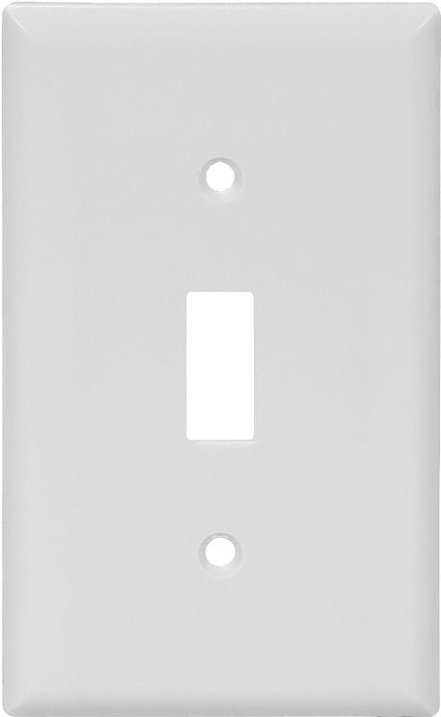 Eaton Wiring Devices 5134W Wallplate, Standard-Size, 4-1/2 in L, 2-3/4 in, Nylon, White, Pack of 10