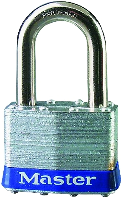 Master Lock 5UPLF Padlock, Non-Keyed Key, 3/8 in Dia Shackle, 1-1/2 in H Shackle, Hardened Boron Alloy Steel Shackle