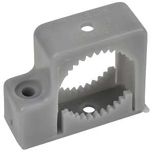 Carlon E978DC-CAR Conduit Strap, 1/2 in, 1-5/8 in L, Polypropylene, Gray