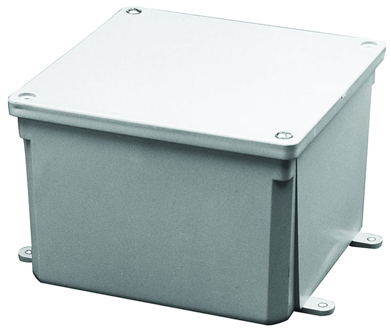 Carlon E987RR Molded Junction Box, Polycarbonate, Surface