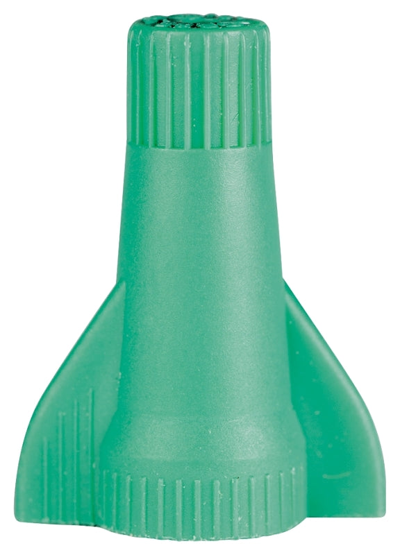 Gardner Bender GreenGard 19-095 Wire Connector, Green, 14 to 10 AWG Wire, Copper Contact, Thermoplastic Housing, 6/CD