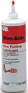 Gardner Bender Wire Aide 79-006N Series Wire Pulling Lubricant, Yellow, 1 qt Bottle, Gel