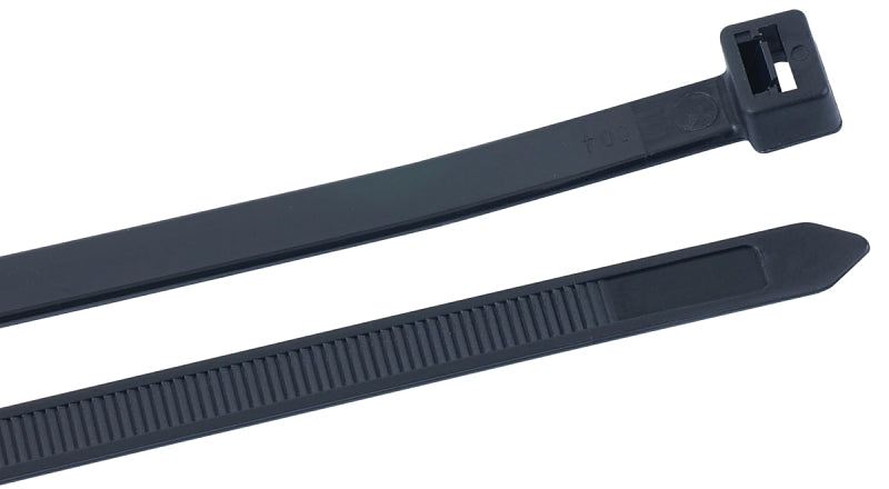 Gardner Bender 45-521UVB Cable Tie, 5-1/2 in Max Bundle Dia, Nylon, UV Black