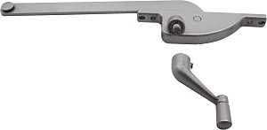 Prime-Line H 3507 Window Operator, 8 in L x 3-7/8 in W x 13-1/4 in H Dimensions, For: Older Steel Framed Windows, Right