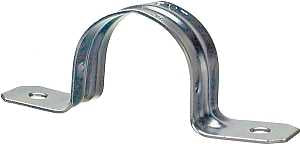 Halex 26165 Conduit Strap, 1-1/2 in, Steel, Galvanized