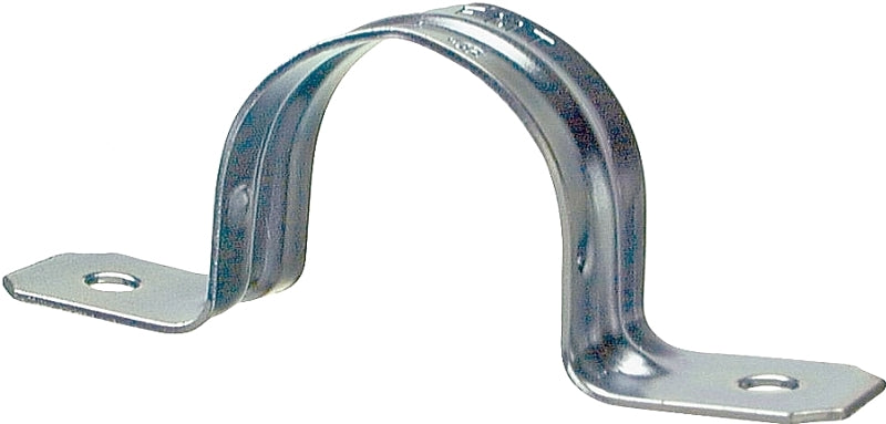 Halex 26166 Conduit Strap, 2 in, 1 in L, Steel, Galvanized
