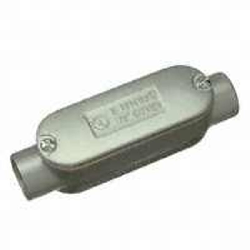 Halex 58405 Conduit Body, 1/2 in Hub, 1-5/8 in OAL, Threaded, Aluminum