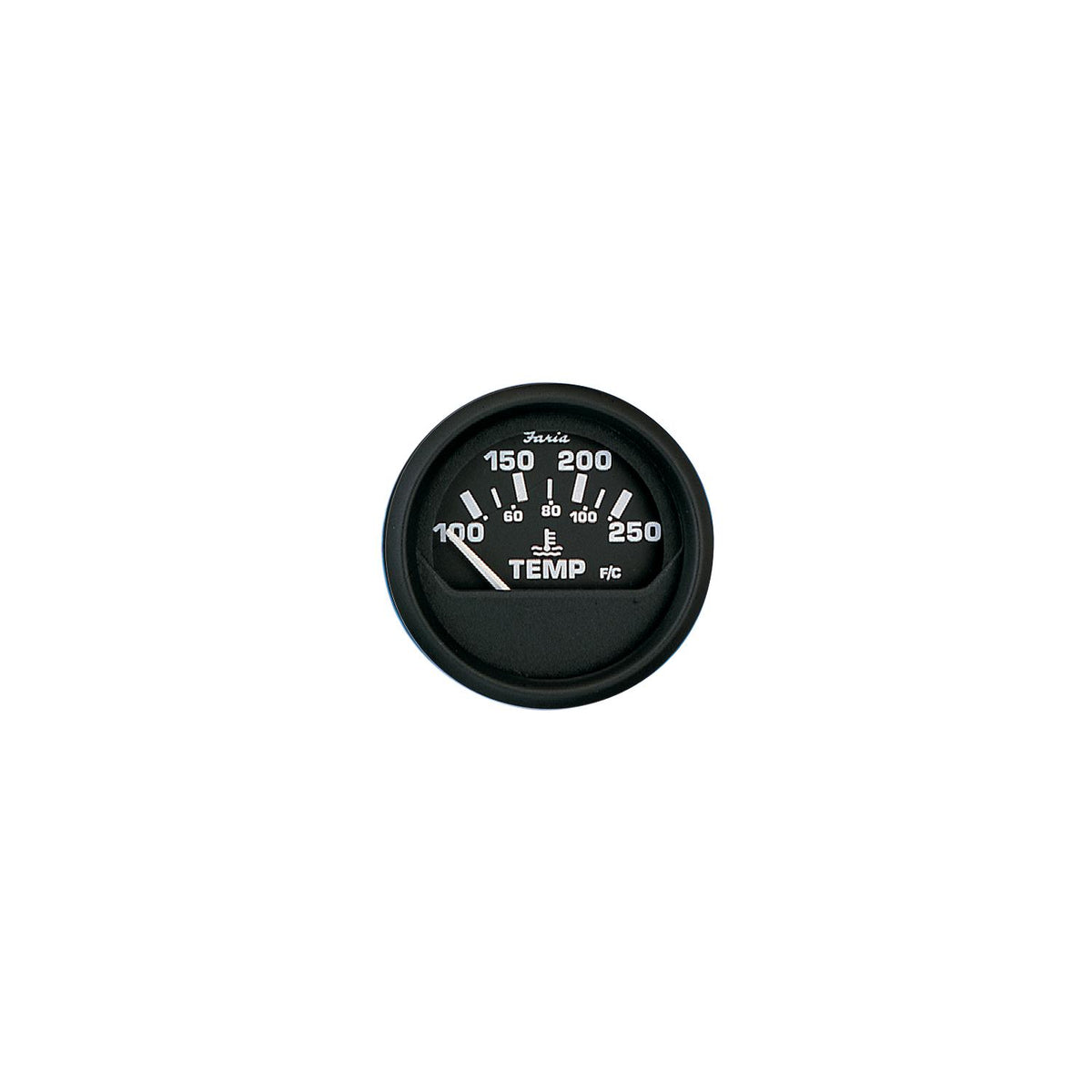 Faria 12812 Euro 2″ Water Temperature Gauge (100-250F)