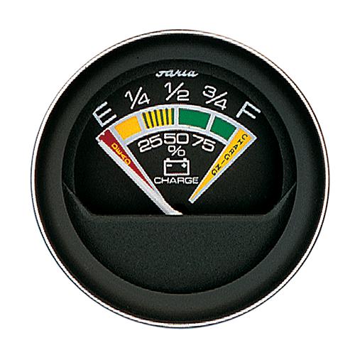 Faria Coral Black 2″ Oil Pressure Gauge 80 PSI