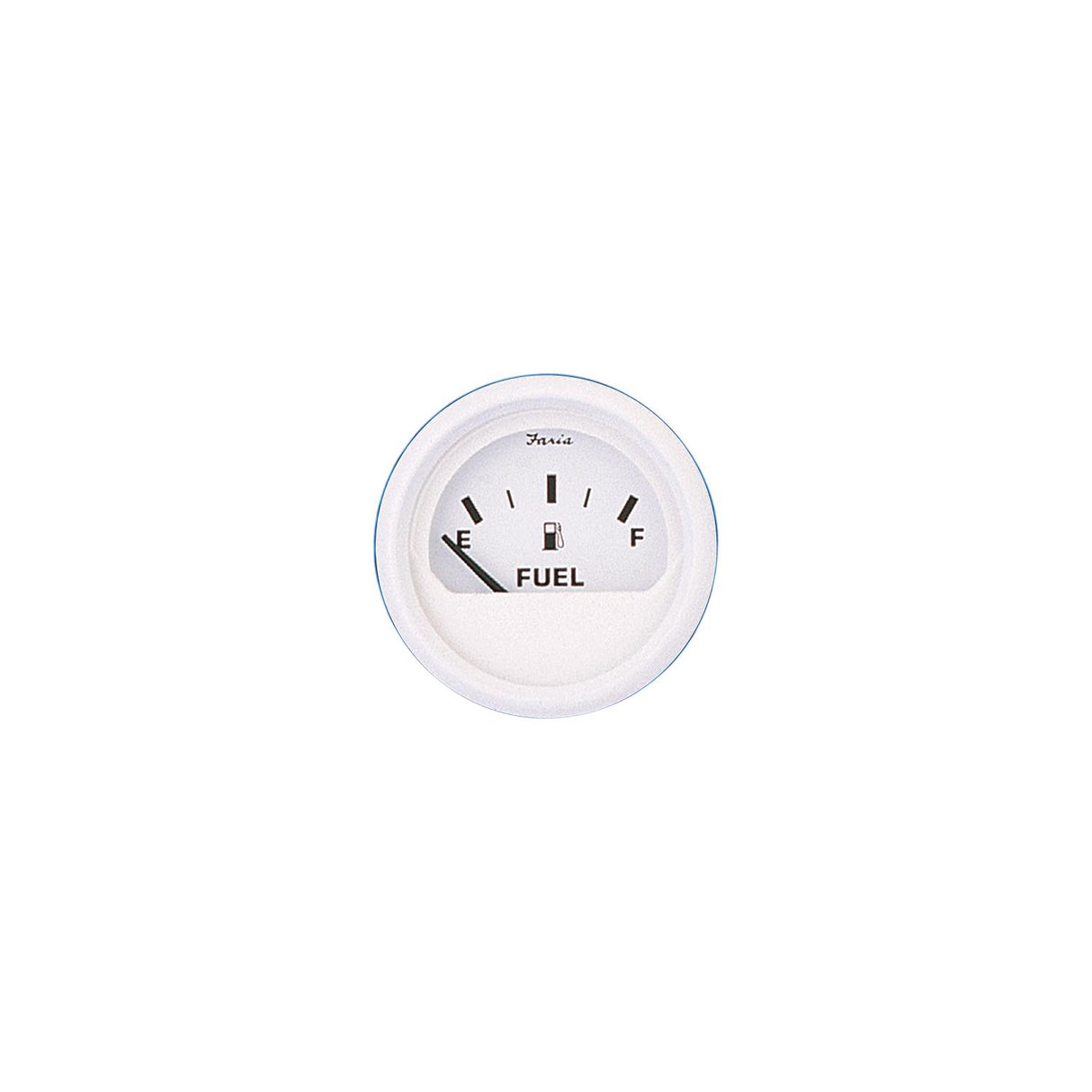 Faria Dress White 2″ Fuel Level Gauge (E-1/2-F)