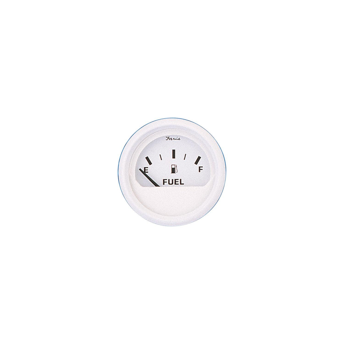 Faria Dress White 2″ Fuel Level Gauge (E-1/2-F)