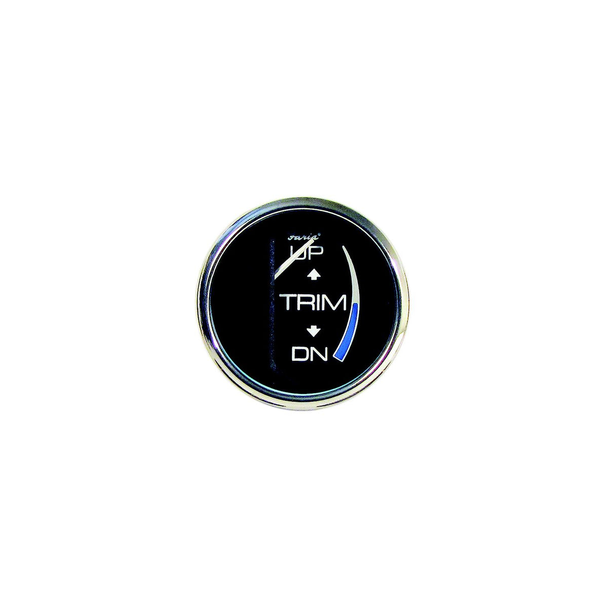 Faria Chesapeake SS Black 2″ Gauge - Trim Gauge