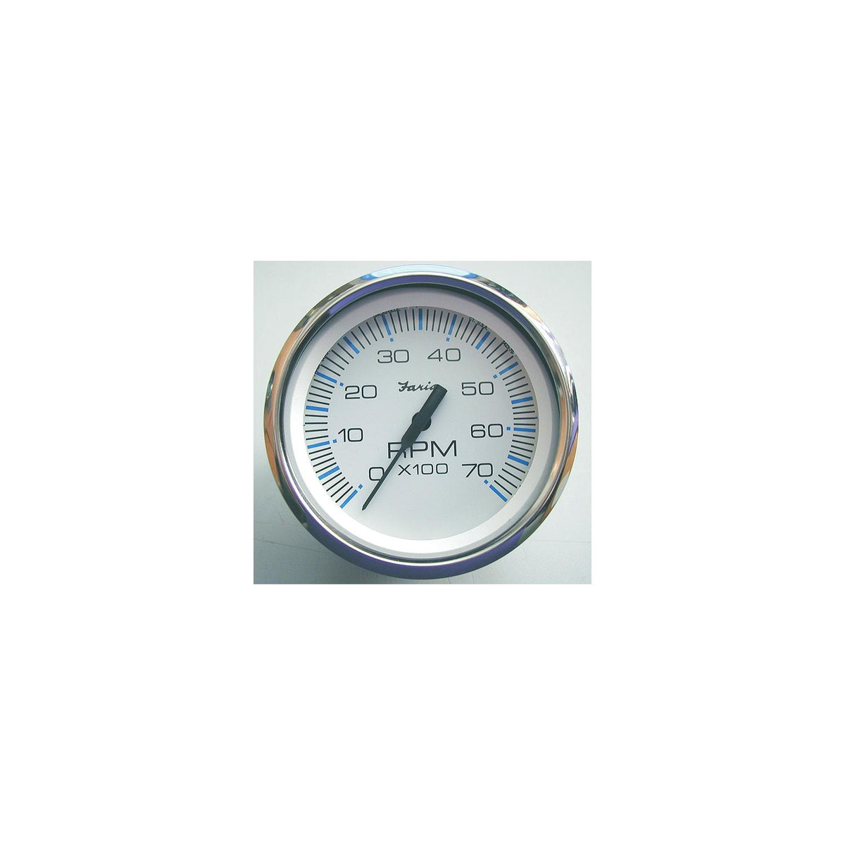 Faria Chesapeake SS White 4″ Gauge - Tachometer, 7000 universal-all outboards